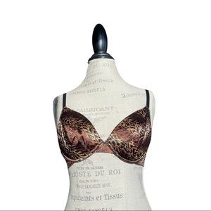 Vintage Animal Print Bra